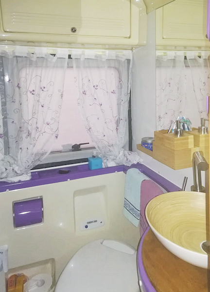 Lavabo Angolare Per Camper E Caravan - Colore Bianco - Compatto E Funzionale - Foto 12